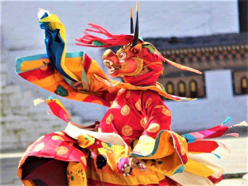 Jambay Lhakhang Singye Chham Festival