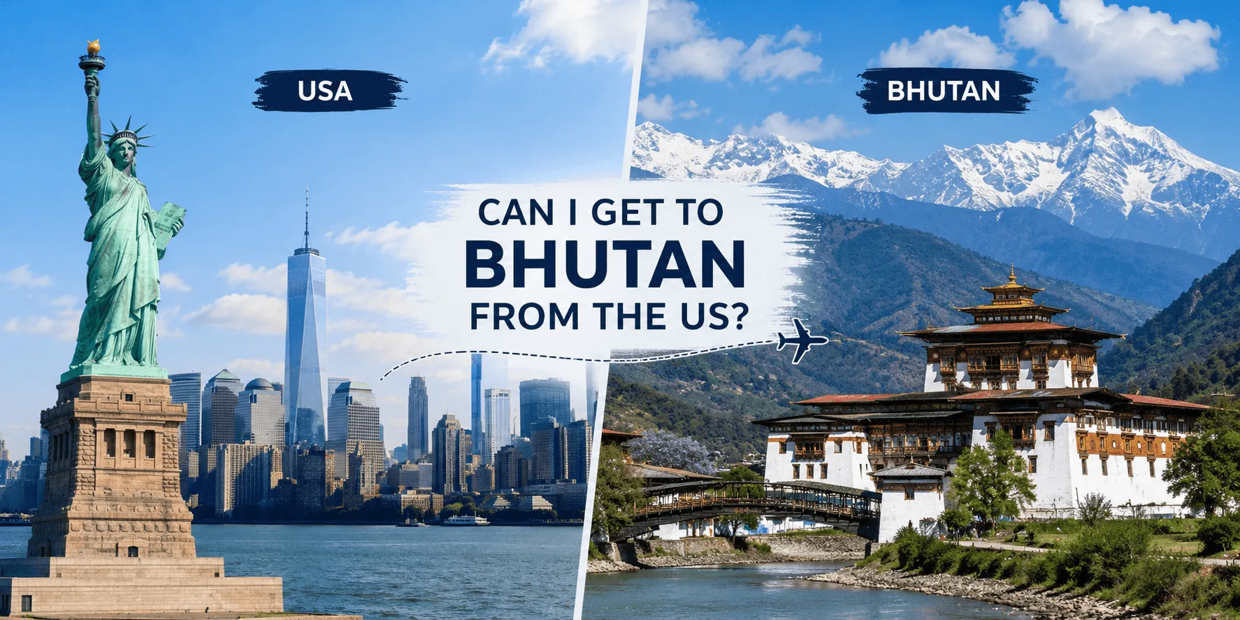 Can I get to Bhutan from the US?